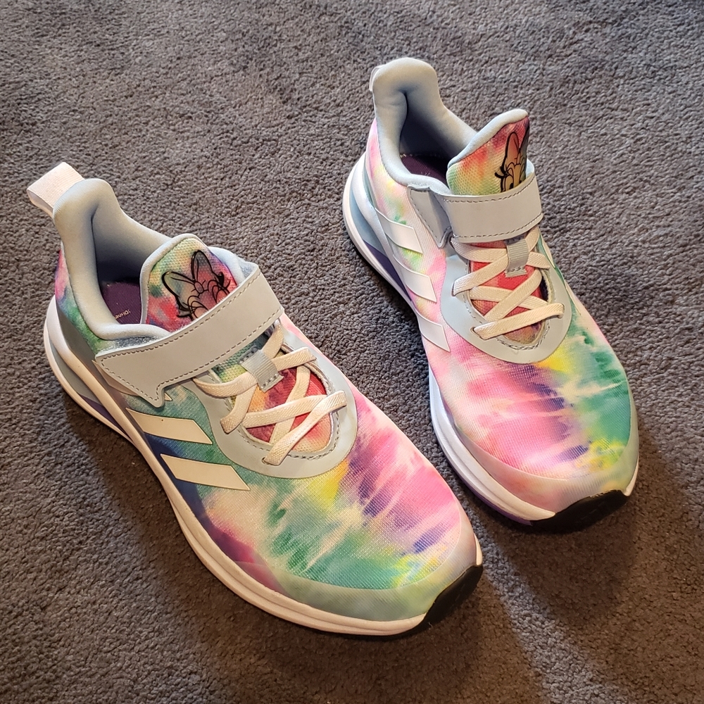 Adidas tye dye Daisy Duck limited edition kids sneaker